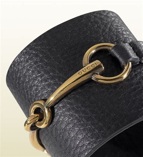 gucci horsebit leather bracelet|vintage gucci horsebit bracelet.